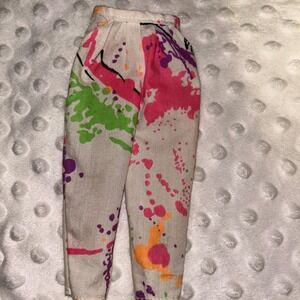 Vintage Mattel Barbie & The Rockers Jen Psint Splatter Pants‎